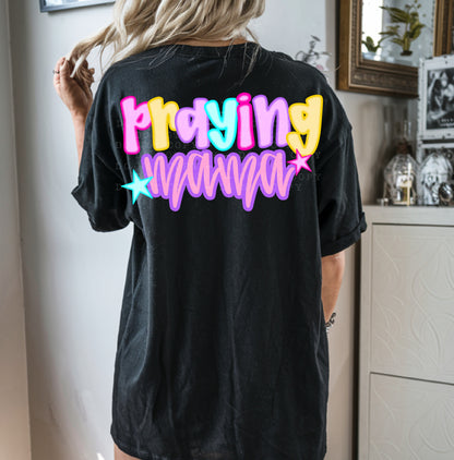 Praying Mama NEON PNG Design