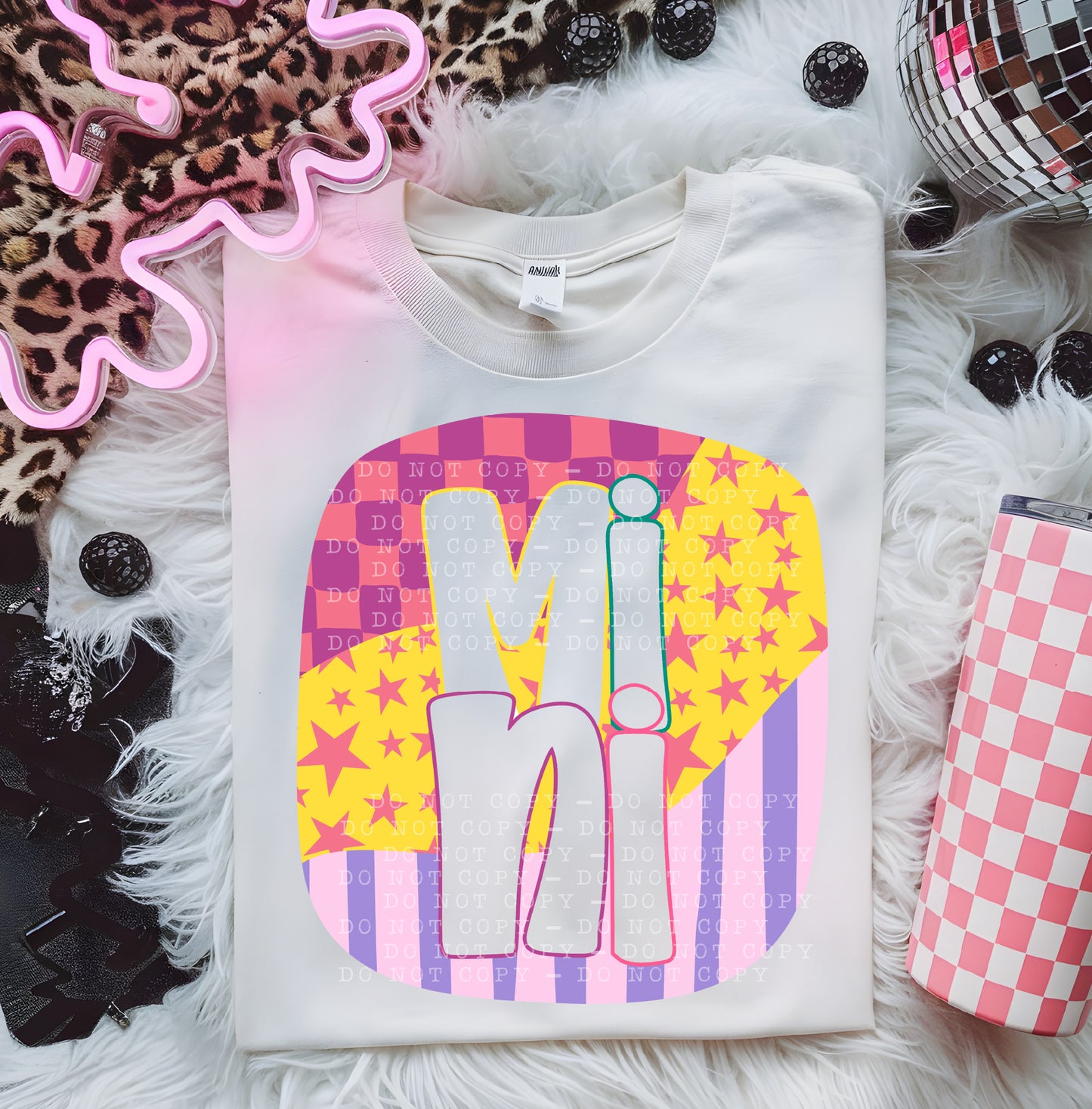 Bright Preppy Mini PNG Design