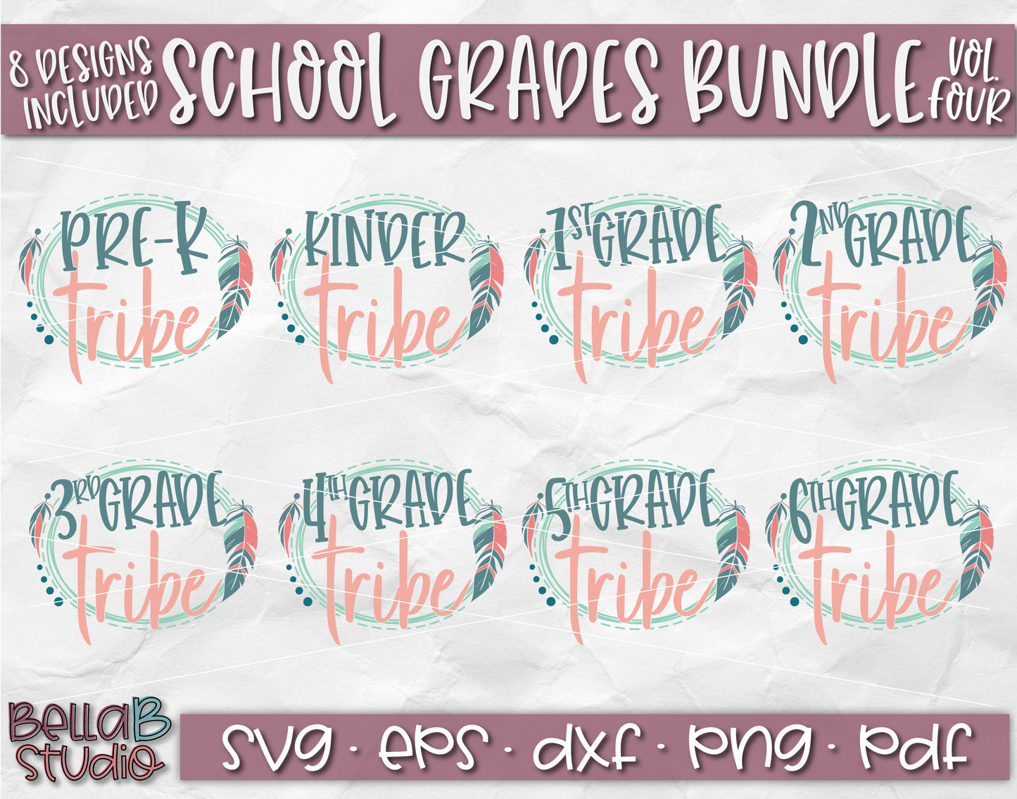 School Grades Tribe SVG Bundle