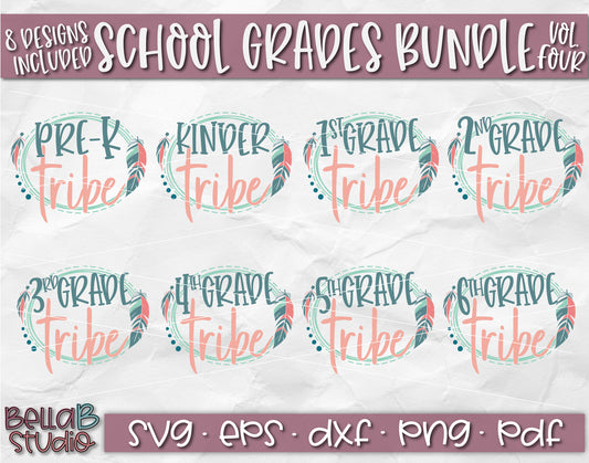 School Grades Tribe SVG Bundle