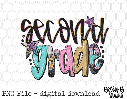 Second Grade Starry School PNG Design