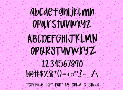 Sprinkle Pop Font