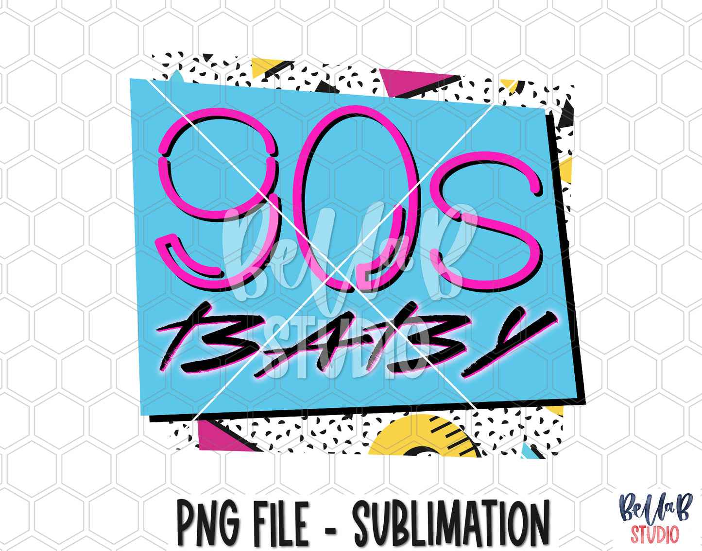 90's Baby Sublimation Design