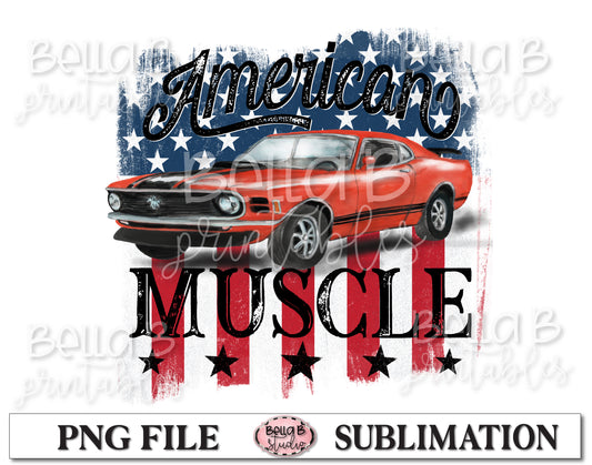 American Muscle Sublimation Design
