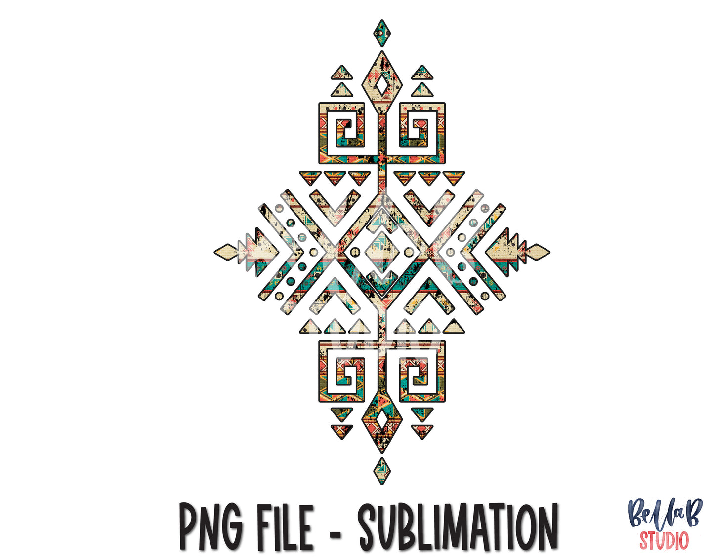 Tribal Aztec Sublimation Design