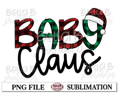 Baby Claus Sublimation Design