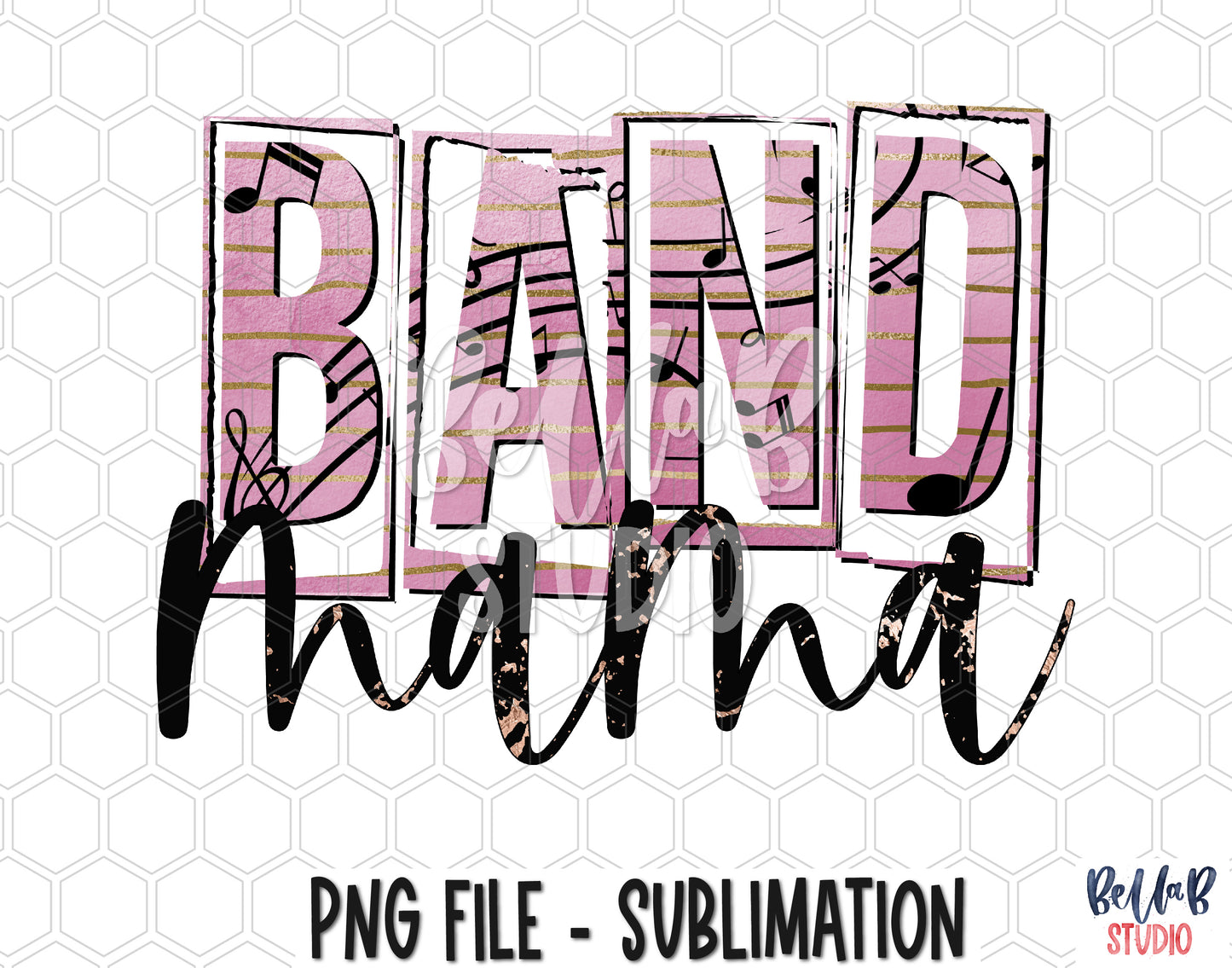 Band Mama Sublimation Design