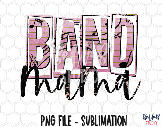 Band Mama Sublimation Design