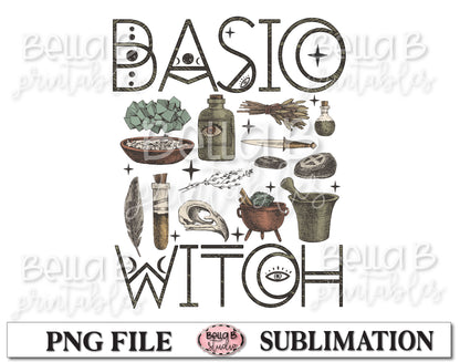Basic Witch Sublimation Design, Halloween