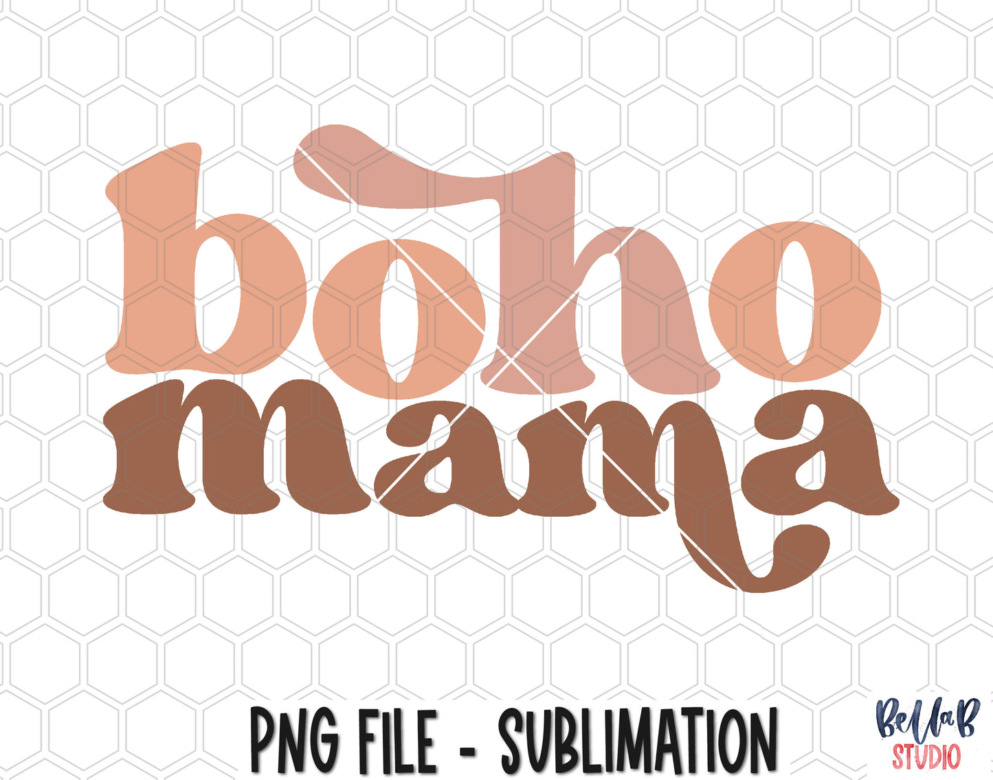 Boho Mama Sublimation Design