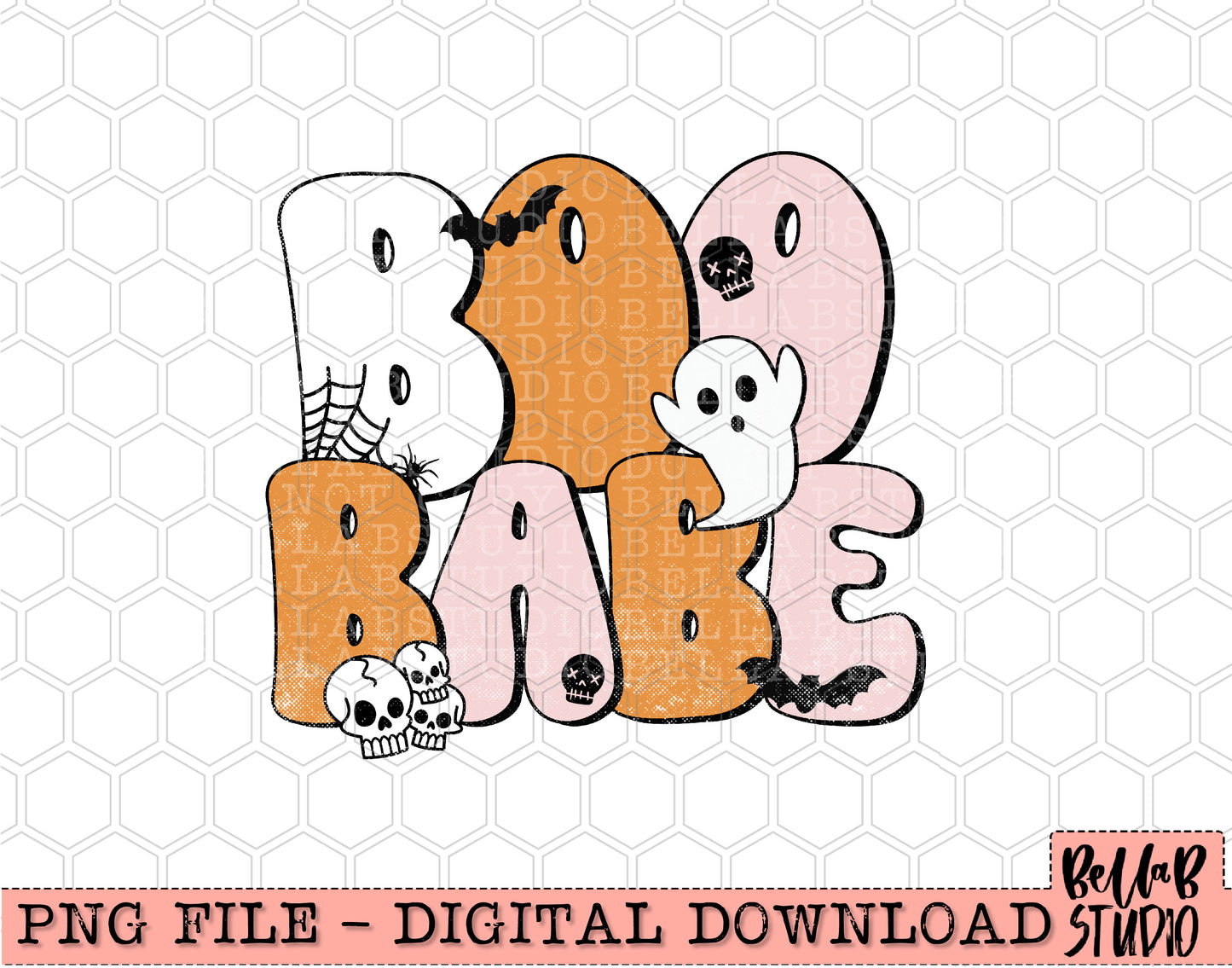 BOO Babe PNG Design