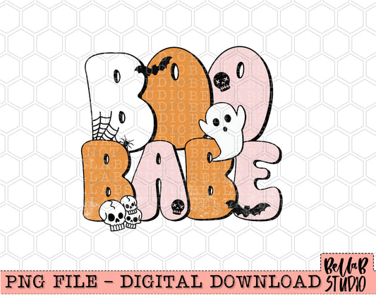 BOO Babe PNG Design