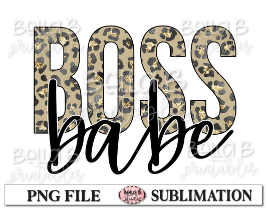 Boss Babe Sublimation Design