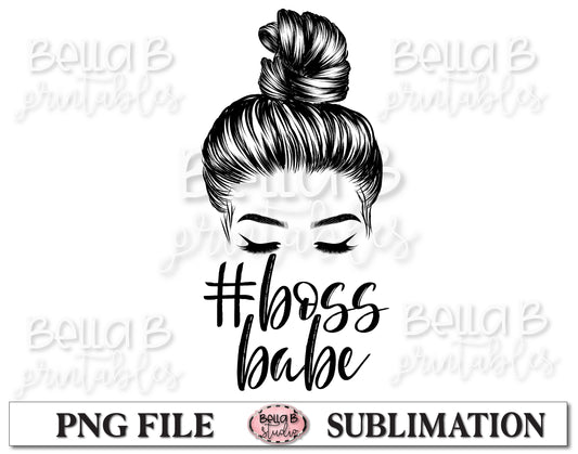 Boss Babe Sublimation Design