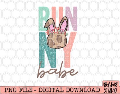 Bunny Babe PNG Sublimation Design