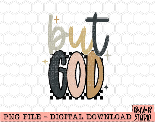 But God PNG Design