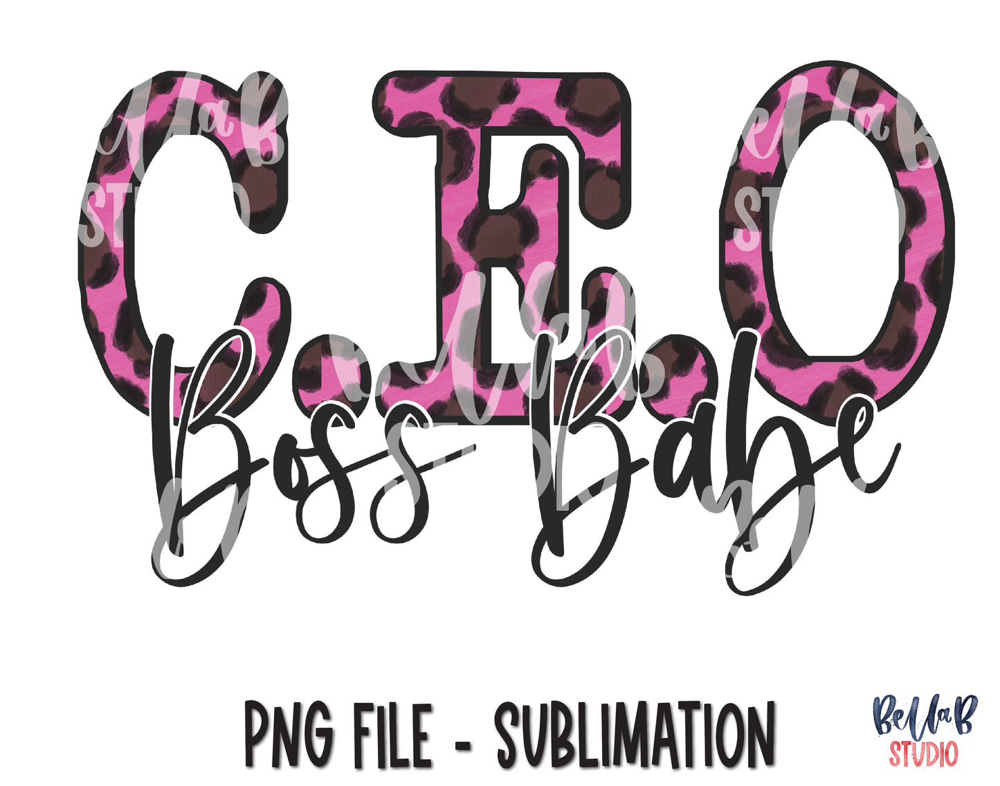 CEO Boss Babe Sublimation Design