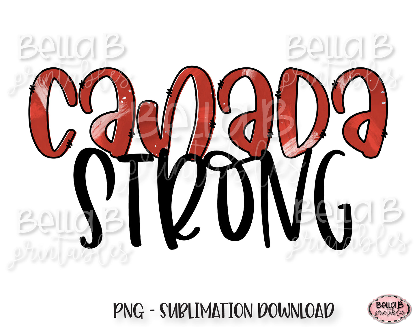 Canada Strong Sublimation Design