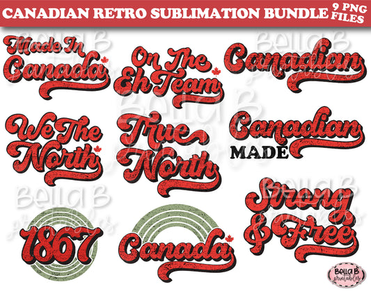 Canadian Retro Sublimation Bundle