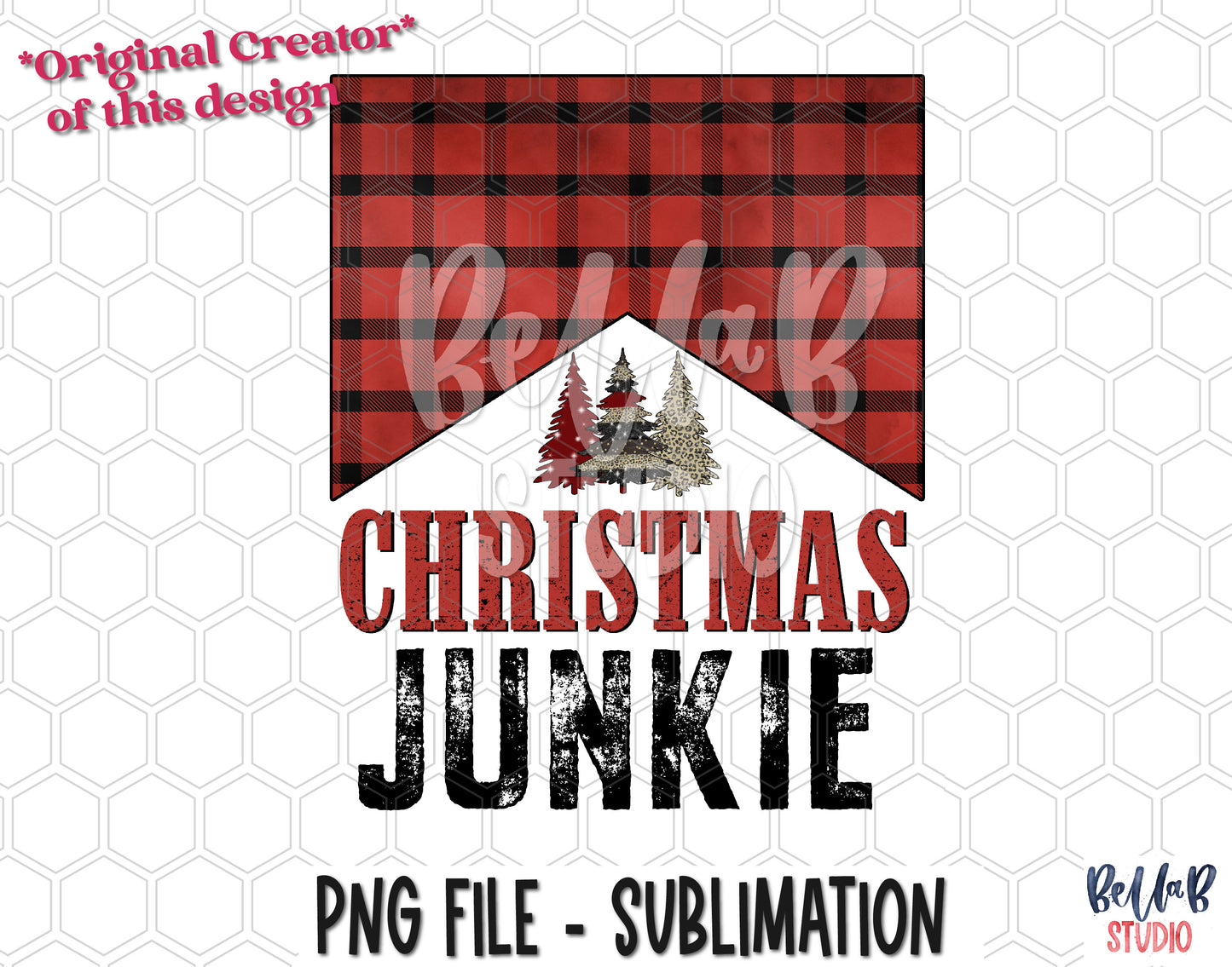 Western - Christmas Junkie Sublimation Design