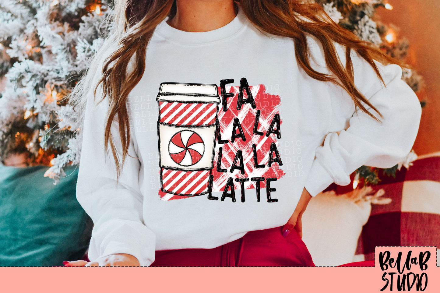 FA La La Latte PNG Design