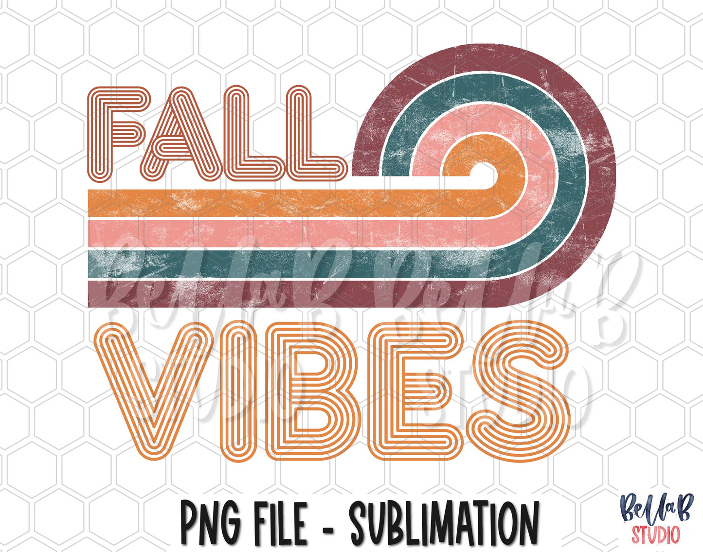 Fall Vibes - Retro Sublimation Design
