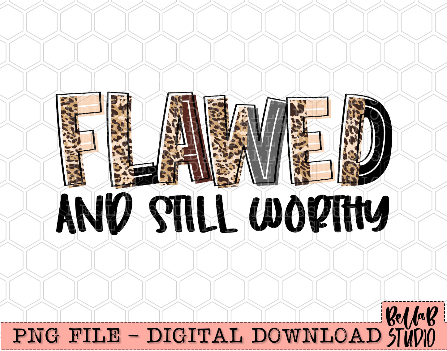 Flawed and Still Worthy Leopard PNG Design