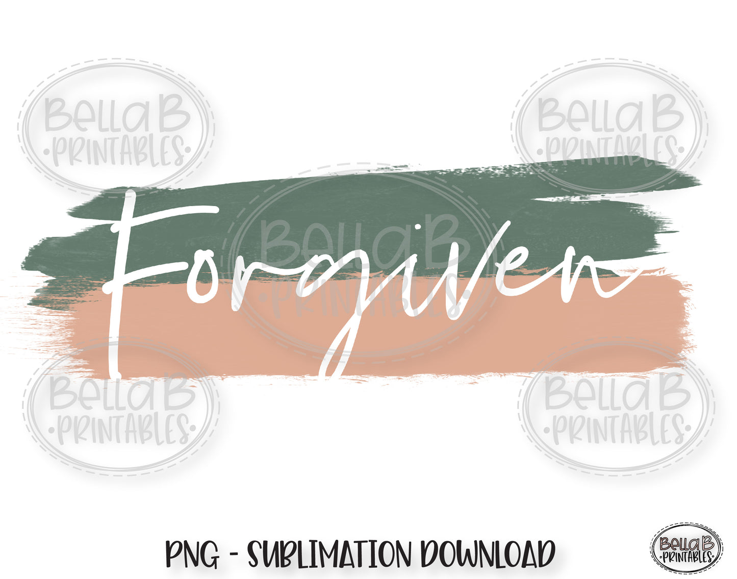 Forgiven Sublimation Design, Christian Design