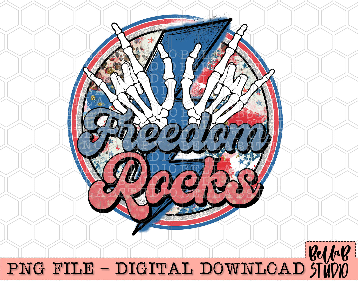 Freedom Rocks PNG Design