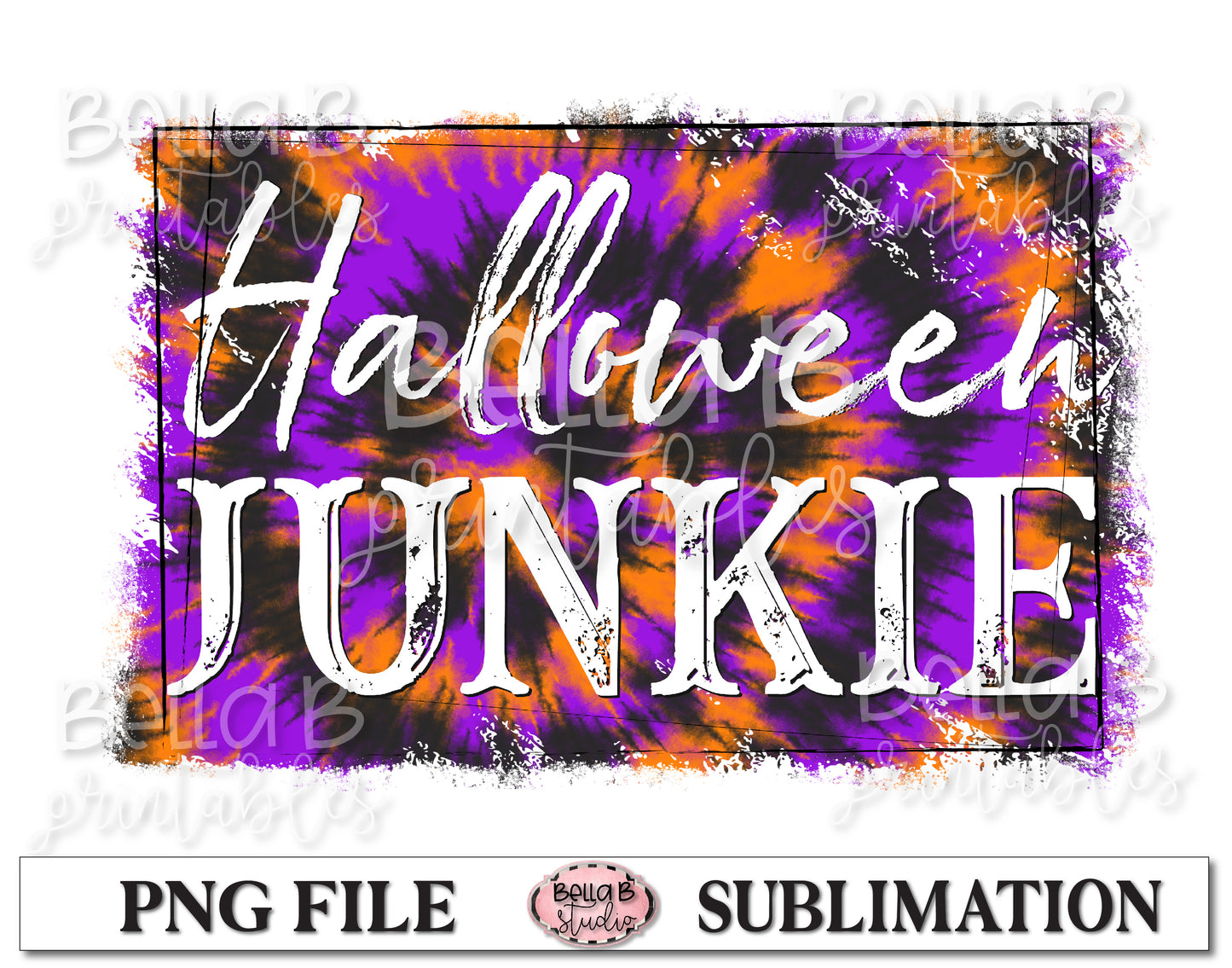 Halloween Junkie Sublimation Design
