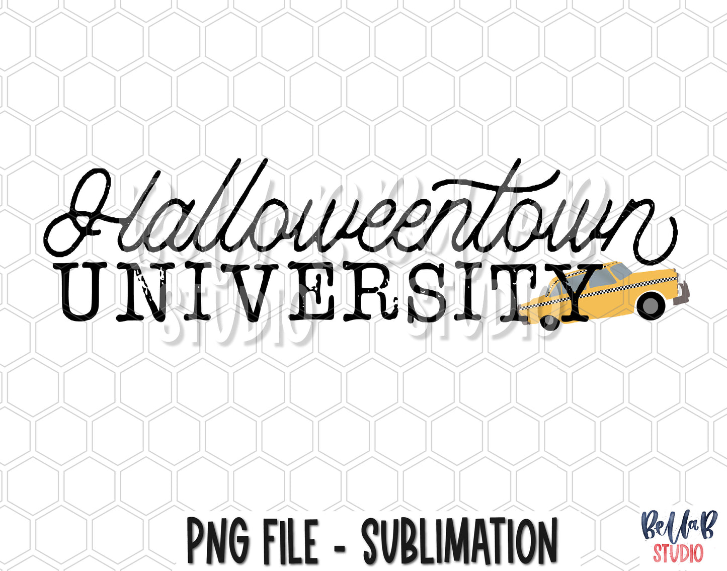 Halloweentown University Sublimation Design