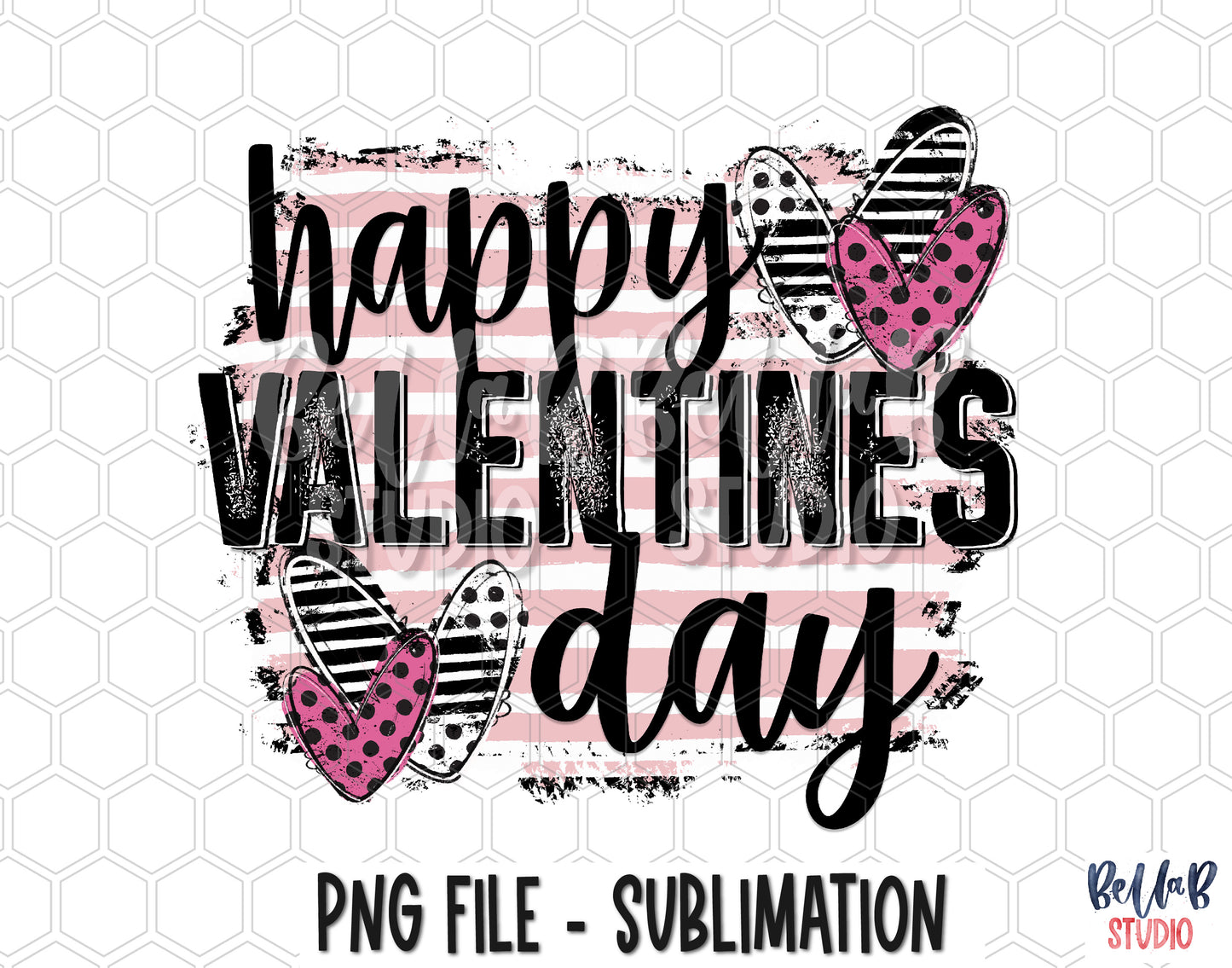 Happy Valentine's Day PNG Sublimation Design