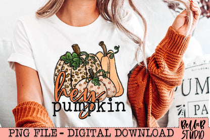 Hey Pumpkin PNG Design