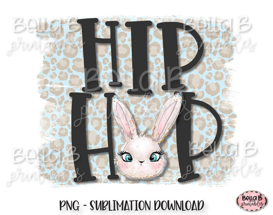 Easter Sublimation Design, Hip Hop, Bunny Ears