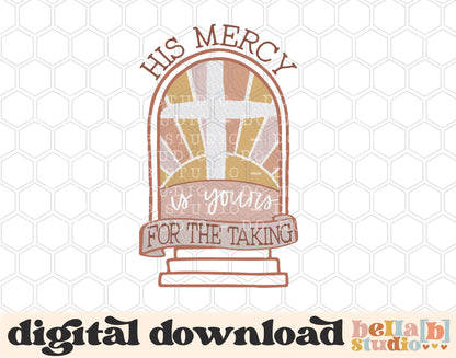 His Mercy Is Yours For The Taking PNG Design