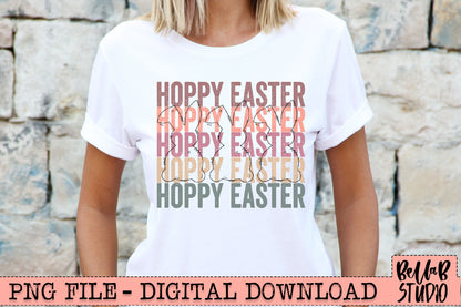 Hoppy Easter x5 PNG Sublimation Design