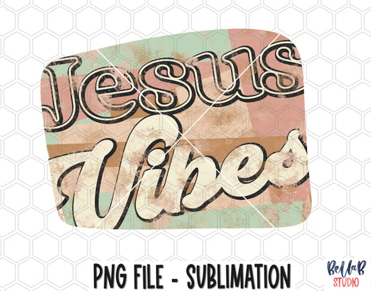 Jesus Vibes Sublimation Design