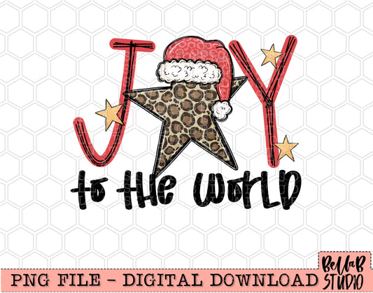 Joy To The World Christmas PNG Design