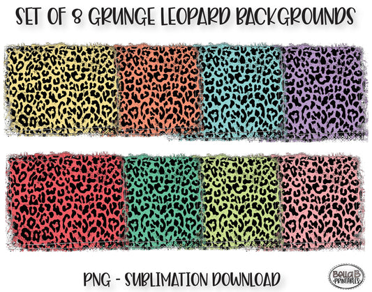 Leopard Print Sublimation Background Bundle, Backsplash