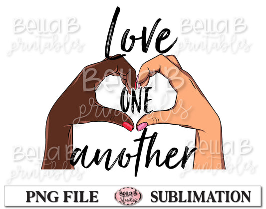 BLM Sublimation Design, Love One Another