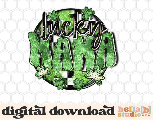 Lucky Mama PNG Design
