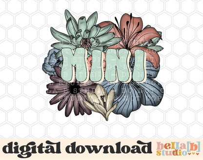 Mini Floral PNG Design