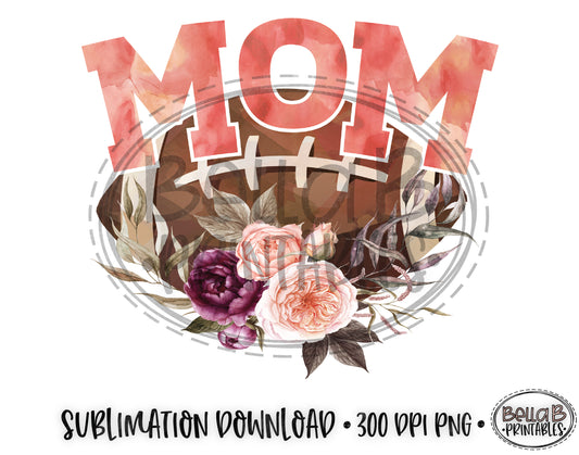 Football Mom Sublimation Design