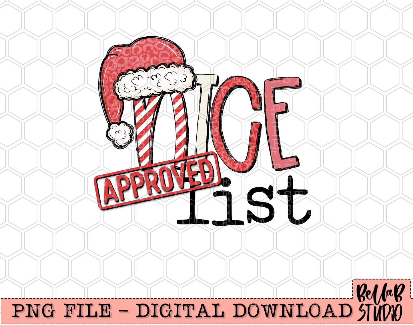 Nice List Approved PNG Design