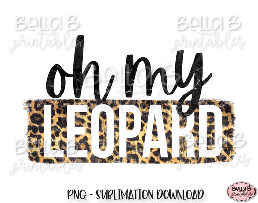 Oh My Leopard Sublimation Design