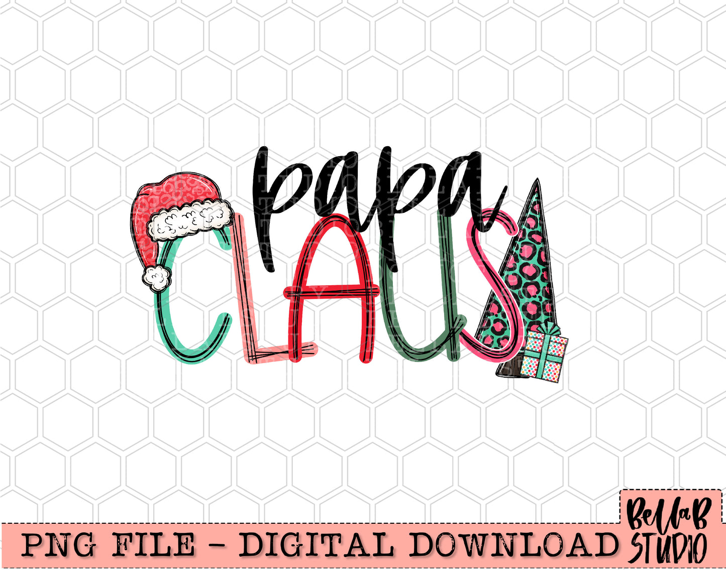 Papa Claus PNG Design