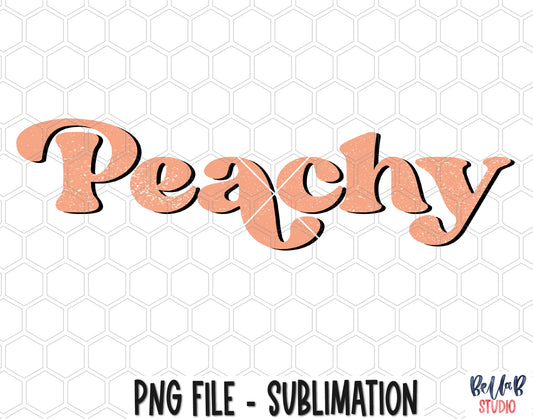 Peachy Sublimation Design