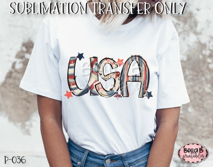 USA Sublimation Transfer - Ready To Press