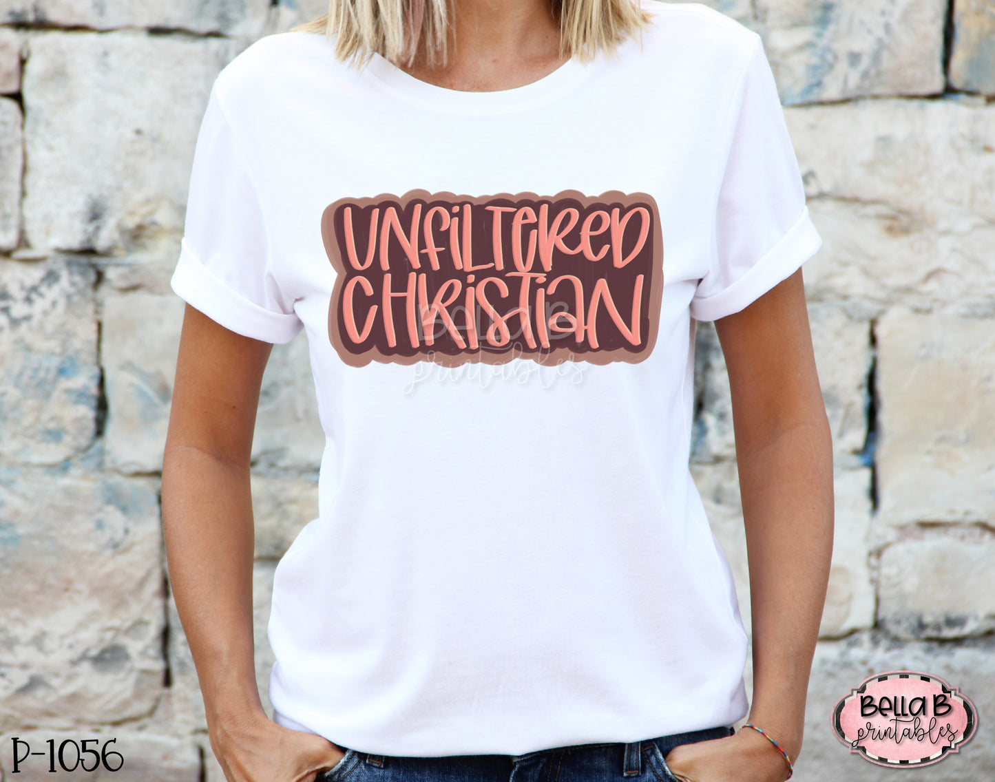 Unfiltered Christian Sublimation Transfer, Ready To Press