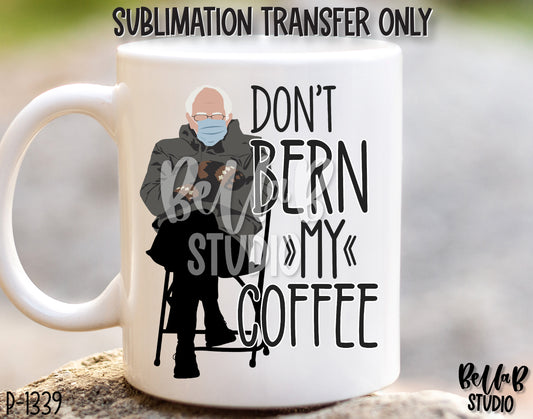 Bernie Sanders Sublimation Transfer, Ready To Press